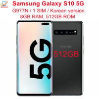 Samsung Galaxy S10 5G G977N 512GB ROM 8GB RAM 6.7" Octa Core NFC Exynos Korean Version Original Unlo