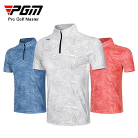 PGM 高爾夫服裝男士短袖t恤運動材質彈力時尚男裝上衣 工廠直供
