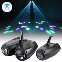 lampu disco projector LED lampu sorot panggung stage multi pattern RGBW lampu disko proyektor spotli