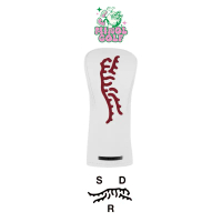 [Vessel X Sun Day Red] White Driver Golf Club Cover