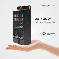 METALFISH Flex 400W Modular Power Supply Flex-ATX 400W PSU for ITX  PC Computer Small 1U Active Pfc 