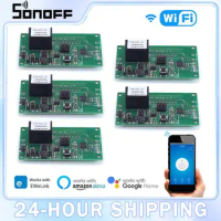 SONOFF SV Wifi Smart Switch Schakelaar Relay 5-24V Safe Voltage Switch EWeLink APP Home Module Support Alexa,Google Home Nest