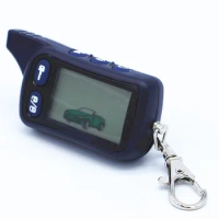 TZ9010 LCD Remote Controller Keychain alarm TZ-9010 Key Chain Fob for Tomahawk TZ 9010 Vehicle Security 2-Way Car Alarm System