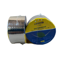 Lakban Anti Bocor 5 meter Aluminum Foil Butyl Super Tape Waterproof Lem Perekat Anti Air Tahan Panas