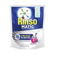 RINSO Matic Detergent Cair Konsentrat TOP LOAD - FRONT LOAD 1.45 L FRONT LOAD - BIRU