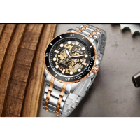 PROMO  Jam Tangan Pria BELLEDA 9352 Rantai Automatic Business Waterproof Watches