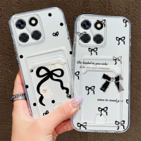 Sarung Jelas, Untuk Honor X6A, X6B, 4G X7, 4G X7A, 4G X7B, X7C, X8A, 4G X8B, X8C, 4G Lina, Reka Bent