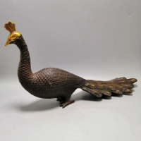 Chuntong proud as a peacock proud peacock Home Decoration Crafts Office Nafu copper