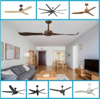 ECOLUX KIPAS ANGIN / KIPAS HIAS DECORASI / KIPAS REMOTE GABUNGAN