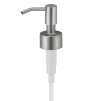Hot Sell Liquid Soap Dispenser Stainless Steel Pump Head Bathroom Detergent Dispensers Slim Soap Bottle Pump