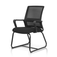 家用電腦網布椅子帶腳輪扶手職員椅人體工學椅員工電腦椅子批發