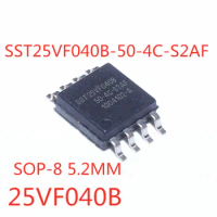 5PCS/LOT 100% Quality 25VF040B SST25VF040B SST25VF040B-50-4C-S2AF SOP-8 SMD5.2MM 4Mbit flash memory chip memory IC chip Stock