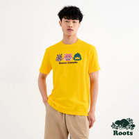 【Roots】Roots 男裝- BUDDY FRIENDS CLASSIC短袖T恤(檸檬黃)