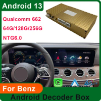 Wireless CarPlay For Mercedes Benz NTG6.0 A C E V G GLA GLB GLC Class 2020 - 2023 Android Auto Decoder Box Touch Interface GPS