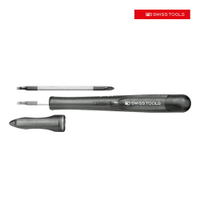 【PB SWISS TOOLS】筆型可換頭精密起子十字 -00號 -黑色 PB-168.00 BLACK