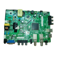 TP.S512.P66 QT526HP Three in one TV motherboard tested with good resolution1366x768 voltage 30-40v 600MA