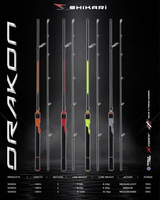 Shikari - Joran Drakon Carbon Solid - Joran Pancing 180CM 7-15LB SP (FULL EVA)