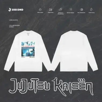 3Second x Jujutsu Kaisen T-Shirt Long Sleeve Regular Fit Cotton Shibuya Incident 65 310226 M