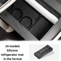 ATOP DENZA D9  22-24 Refrigerator Cup Holder Special Storage  Beverage Fixation Silicone Mat Interio