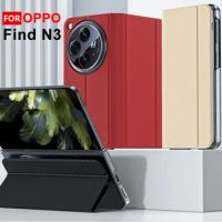 Smart Window leather Case For OPPO Find N3 2023 NEW Case Lens Protection Cover Fold Case for FindN3 5G Stand Cover