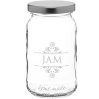 《HomeMade》旋蓋玻璃密封罐454ml(JAM) | 保鮮罐 咖啡罐 收納罐 零食罐 儲物罐