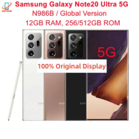 Samsung Galaxy Note20 Note 20 Ultra 5G N986B Global Version 6.9" 256/512GB ROM 12GB RAM Exynos Original Android Cell Phone