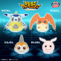 【CC TOYS】現貨 日版 萬代 景品 數碼寶貝大冒險 2024 玩偶 布偶 娃娃 珠鍊吊飾 第2彈（全4種）