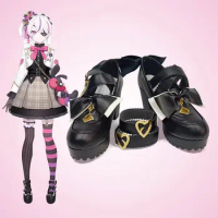 Anime Hololive Vtuber Maria Marionette Cosplay Shoes Boots Halloween Aksesori Dibuat Sesuai Pesa for Men Women Hallowe Cos Shoes