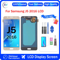 Perhimpunan Paparan Skrin Sentuh Digital LCD, Untuk Samsung J5 2016 J510 J510FN J510F J510G J510Y J5