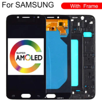 New 5.5'' AMOLED Display for SAMSUNG Galaxy J7 Pro J730 LCD For SAMSUNG J7 2017 Display Touch Screen Digitizer J730F