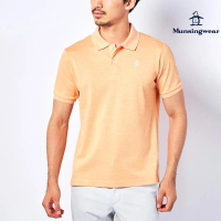 Munsingwear 企鵝牌 日本製男款淺橘色JAPAN QUAULITY認證 品牌經典款POLO衫MGR21600