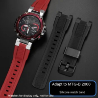 For MTG-B2000 watch strap G-shock Casio watches MTG B2000 silicone watch strap sports wristband modi