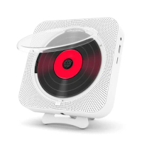 Portable CD Player FM Radio Bluetooth-compatible 5.1 Speaker CD Player Stereo Speaker CD Player Infrared Wireless Remote Control