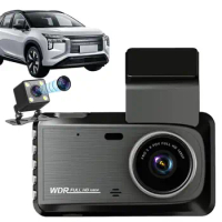 Camera DVRs Recorder Video Parking Monitor eMMC built-in Storage DashCamera Recorder GPS ADAS 24H 4K+1080P Dual Channel