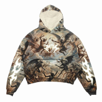 BRTWL Hoodie Boxy | Hoodie Unisex Poly Fleece - Evilwars Series
