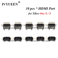 IVYUEEN 10 PCS Original HDMI-Compatible Port for XBox ONE S Slim / X Console HD Display Socket Connector Jack Interface Repair