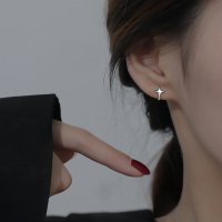 S925銀耳夾女無耳洞耳飾2022年新款潮高級感耳骨夾小眾設計耳環耳