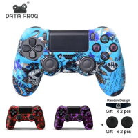 DATA FROG Soft Silicone For Playstation 4 Slim Pro Controller Silicone Protection Shell Case Joystick Gamepad Accessories