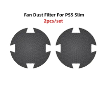 Fan Dust Filter Cooling Fan Dust Mesh Dust Guard for PlayStation 5 Slim(2Pcs)
