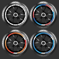 Motorcycle Wheel Hub Paste Rim Reflective Repair Decorative Sticker for Peugeot Django 150