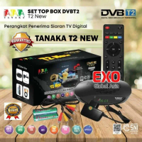 Set Top Box Tanaka T2 NEW STB Digital DVB T2New Receiver TV Body Plastik - Original