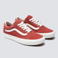 【VANS 官方旗艦】Old Skool 男女款橘紅色滑板鞋