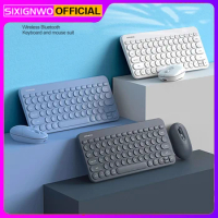 SIXIGNWO Keyboard Bluetooth Keyboard and Mouse Wireless Mouse English Mini Keyboard for Tablet ipad 8 Air 4 2020 10.2 Pro 9 11