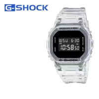 G-SHOCK DW-5600 series original handmade retro small square fashion transparent waterproof sports watch luxury couple watch
