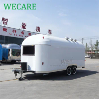 WECARE CE DOT Certificate Food Concession Stand Mobile Bar Trailer Coffee Juice Cart Mobile Food Truck for Drinks