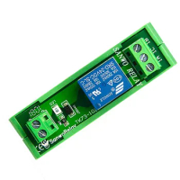 Practical Relay Board Din Rail 1 Channel 30VDC 250VAC 5/12/24V Relay Electrical Engineering Electromagnetic Relay