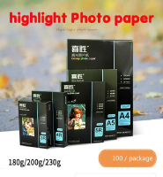 Photographic gloss paper 3r/4r/5r, 100 pcs/bag, color printing paper for photo printer, household pr