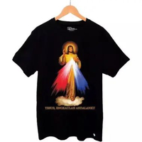 Kaos Tshirt Baju Murah Combed 30S Distro ROHANI HATI KUDUS Tuhan YESUS KATOLIK Kristen Gereja PREMIU