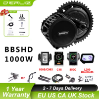 BAFANG Mid Drive Motor BBSHD 1000W Ebike Conversion Kit For Bicycle Engine Mid Drive E Bike Kit Electric Bike Kits