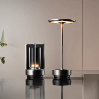 2026 Newest Rechargeable Decorative Table Lamp Bar Atmosphere Lamp Creative Night Light Cafe Outdoor